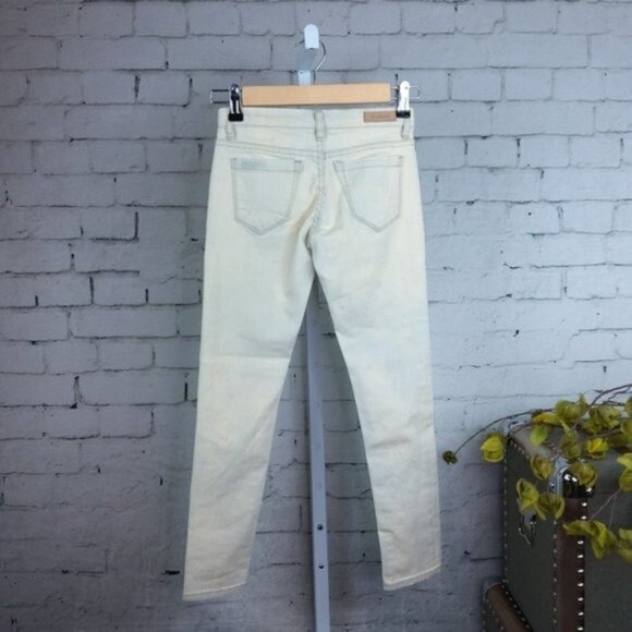 Blank NYC Skinny Classique Girls Jeans Cream Size 7 - Picture 2 of 9